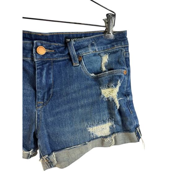 Blank NYC Women's The Fulton Dress Down Party Distressed Cuffed Shorts Size 26 - Picture 3 of 13